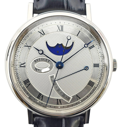 BREGUET Classic Moon Phase 7787BB Automatic Men's Used Watch #3114