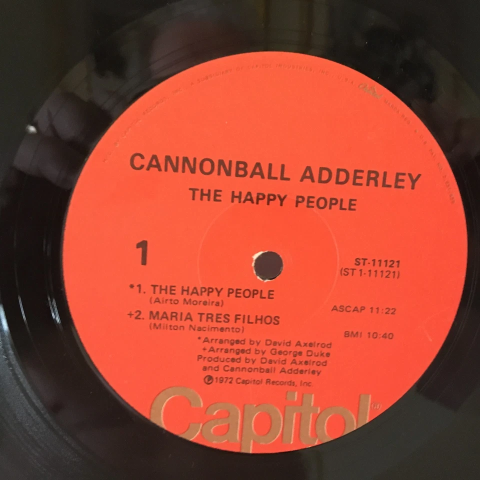 Cannonball Adderley - Happy People 1972  LP - Image 3 of 4