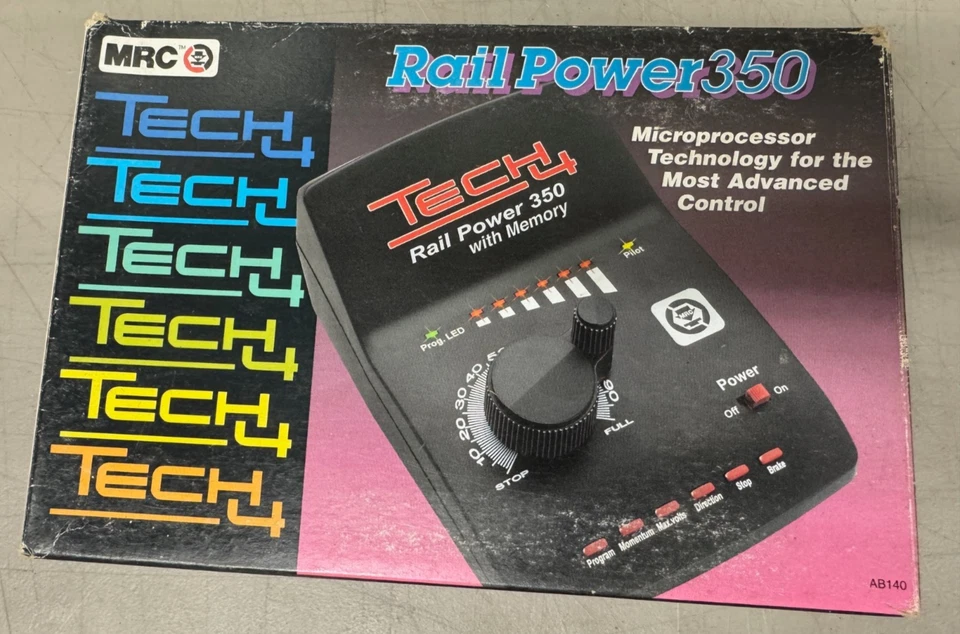 MRC RAIL POWER 350 Tech 4 Controller für Modelleisenbahnen Anlagen Zubehör NEU