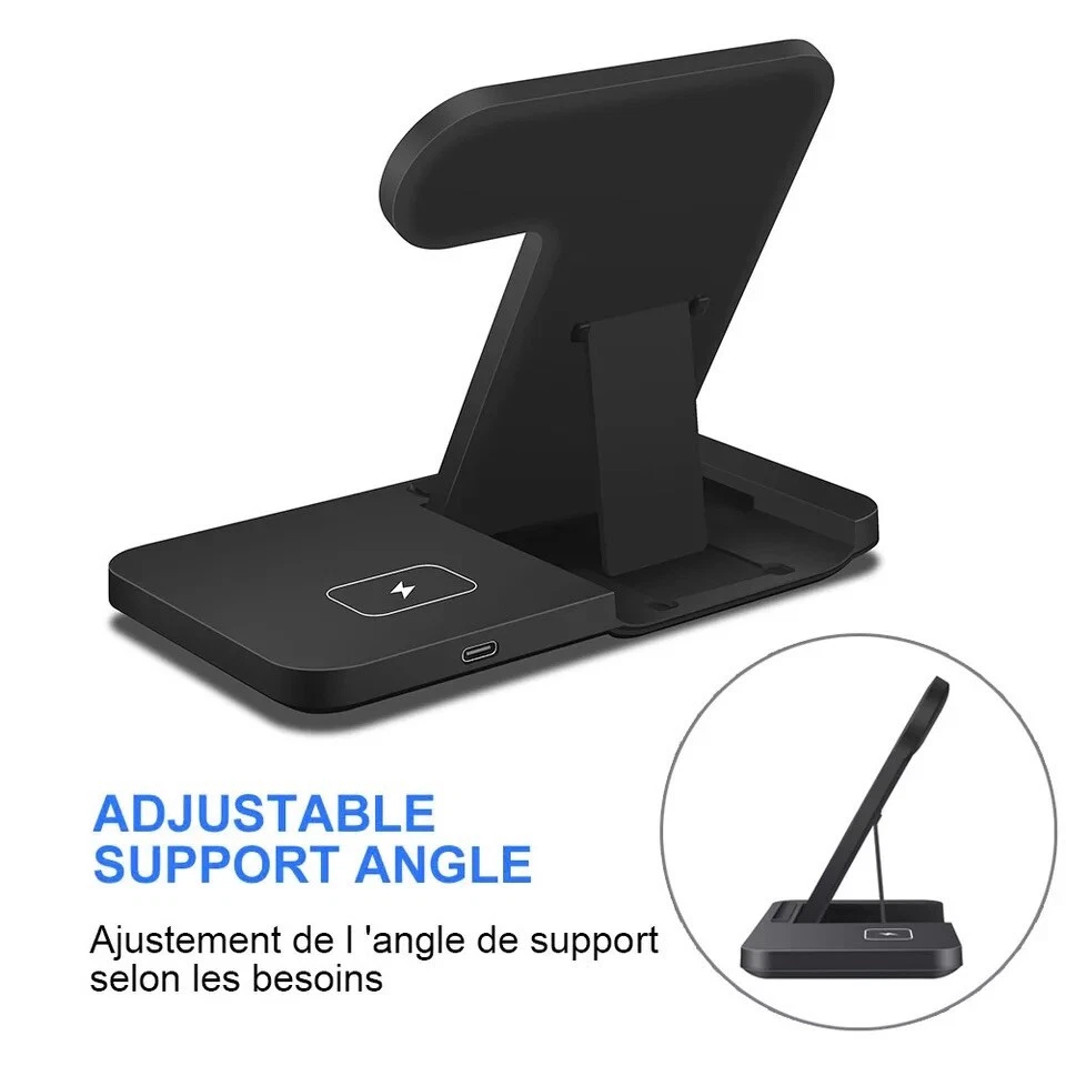 Waitiee Wireless Charger 3 in 1, 15w Fast Charging Station for Apple - Image 3 of 4