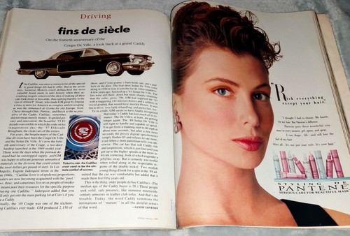 VOGUE MAGAZINE USA February 1989 CINDY CRAWFORD Kelly LeBrock VINTAGE 1980s U.S - Picture 11 of 24