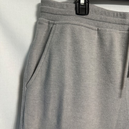 Beause Pants Size XXL Heather Gray Daily Pants Jogger Ribbed Drawstring Pockets - Picture 3 of 14