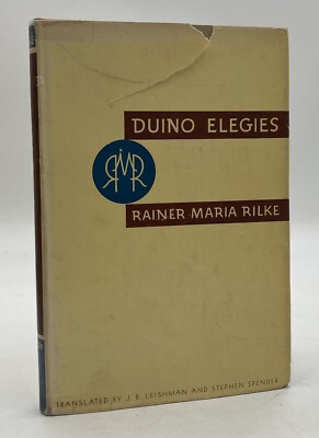 Rainer Maria Rilke Duino Elegies HCDJ 1939 Norton First Edition