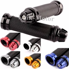 RED AND OTHER MOTORCYCLE RUBBER GEL HAND GRIPS FOR 7/8" HANDLEBARS SPORTS BIKES