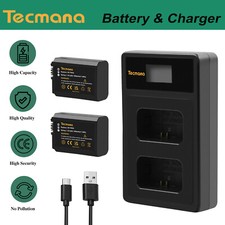 2X Akku 1600mAh+Ladegerät Für Sony NP-FW50 Alpha NEX-3 NEX-5 NEX-6 NEX-7 SLT-A33