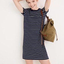Madewell Stripe Shirt Dress Blue NEW NWT size Medium M