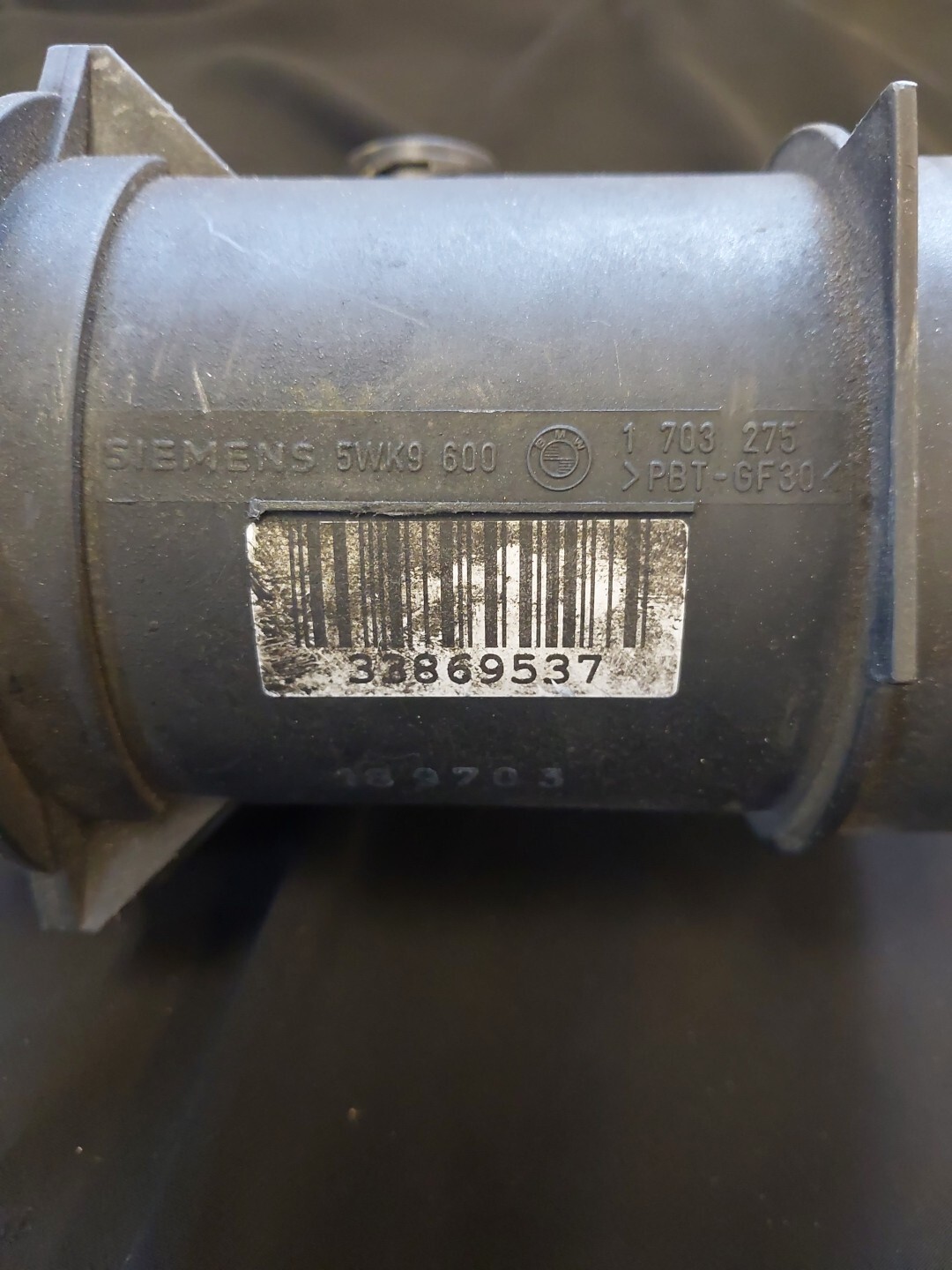 BMW Siemens MAF Mass Air Flow Sensor 1 703 275 OEM M52 Engine 528  