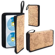 80 Disc CD Case Organizer DVD VCD Carry Portable Holder Storage Bag Album