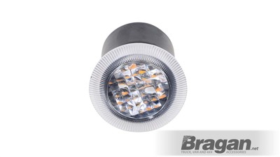 12v 3 Amber LEDs Flashing Strobe Light Lamp Lighting Accessories Truck