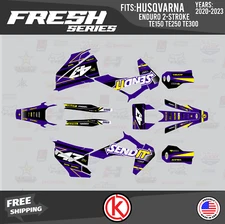 Graphics Kit for Husqvarna TE150 TE250 TE300 2020-2023 Fresh-Purple