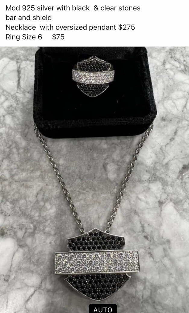 harley davidson womens necklace