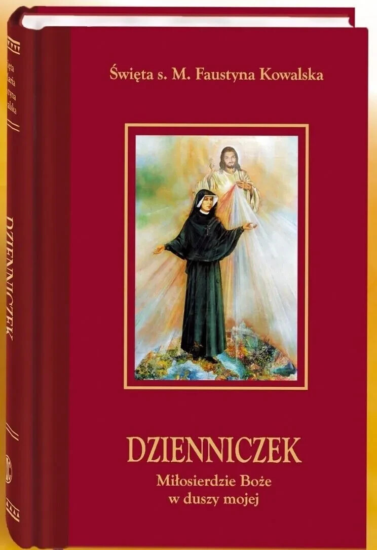 Dzienniczek Miłosierdzie Boże mit Duszy Mojej Święta FAUSTYNA Kowalska Hardcover