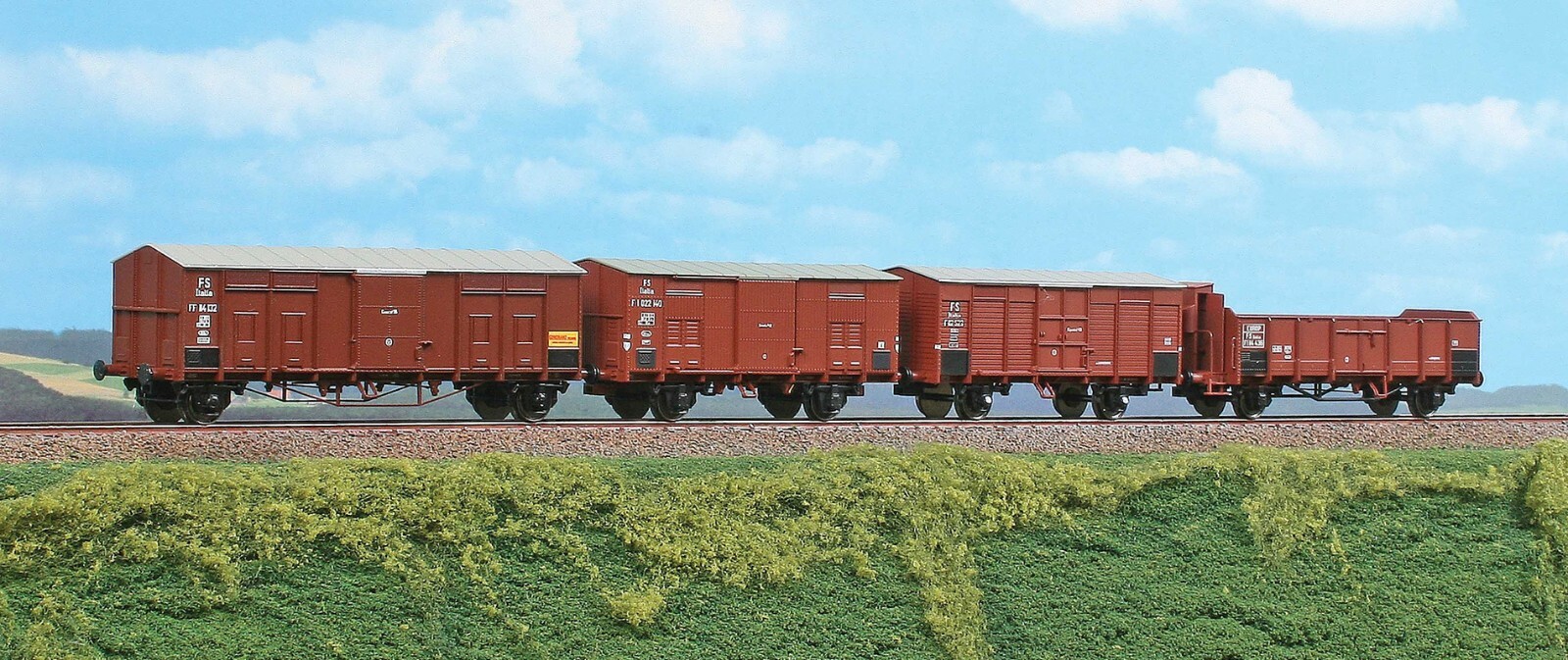 ACME 45105 Set Of 4 Freight Cars FS Type F Type L Type FF - 1:87