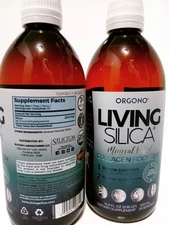 ORGONO Living Silica®⭐ORGONO🍊Collagen (2 Unit😱 Booster, 16.9 FL OZ (0.55QT