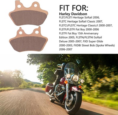 Motorcycle Sintered Front And Rear Brake Pads For Harley