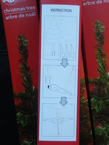 8 NEW SEALED - Mini Christmas Tree Table Top With Stand 18" Tall Green FREE SHIP - Picture 3 of 4