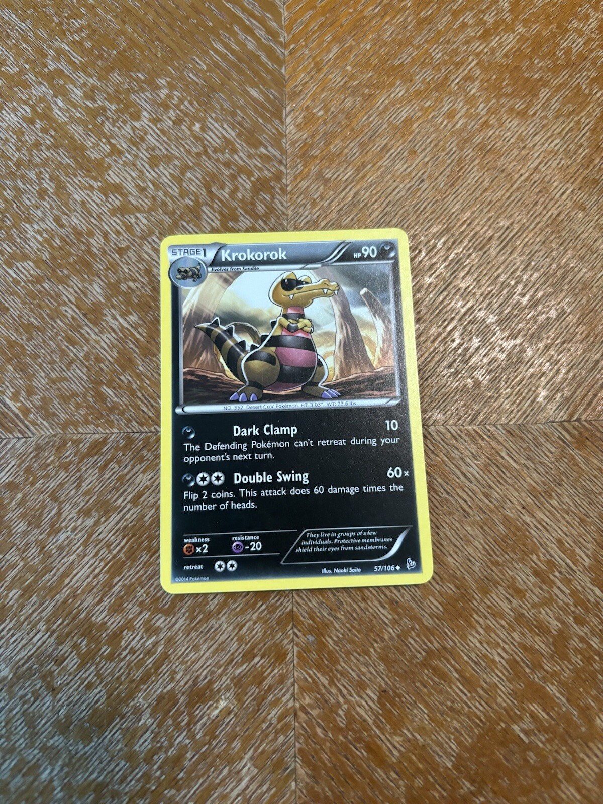 Krokorok 57/106 XY Flashfire NM
