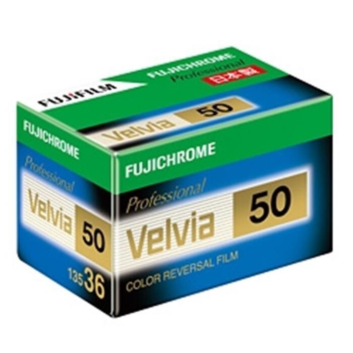 2Rolls set Fujifilm Velvia 50 ISO 35mm Color Reversal film from