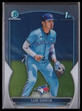 2023 Bowman #BCP-94 Luis Garcia Chrome Prospects Toronto Blue Jays