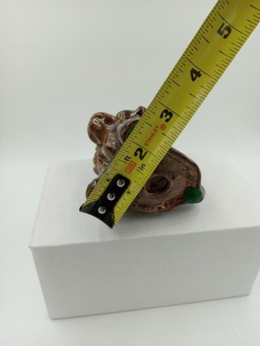 Vintage 1965 Drip Glazed Cocker Spanie Puppy Dog Figurine 4. 25" Signed Saraba - Picture 14 of 14