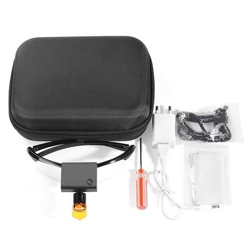 3W Wireless Dental LED Headlight with Optical Filter Fixed on Glasses DY-010-F - Picture 22 of 22