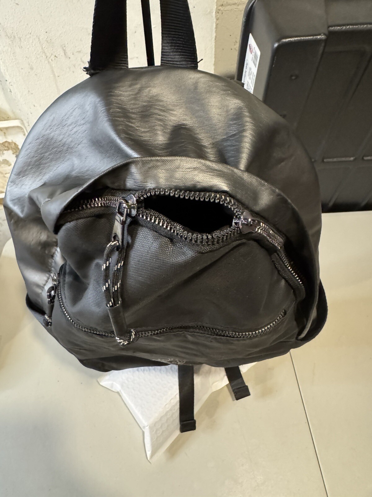 VERSACE Backpack with Logo Black Gold Limited Edi… - image 6