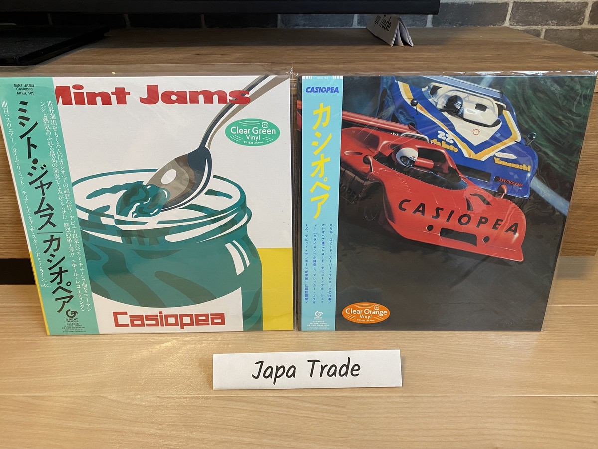 Casiopea Mint Jams 2Set LP Clear Green Vinyl & CASIOPEA Clear
