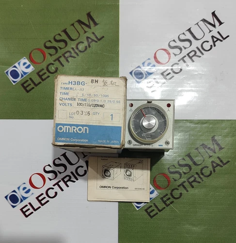 OMRON H3BG-8H ELECTRONIC TIMER TIMING 5S-100S VOLTAGE 110VAC FAST SHIPPING