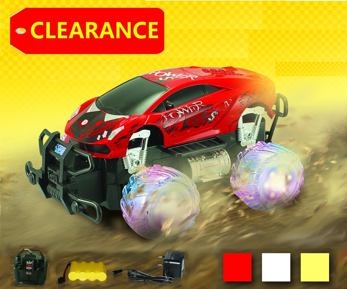 CLEARANCE Buggy RC 1/18 Electric Monster Truck w. Light & Sound 2055C Outlet