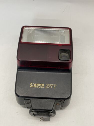Canon Speedlite 277T Shoe Mount Flash for Canon Power On- For PARTS/REPAIR - Afbeelding 1 van 10
