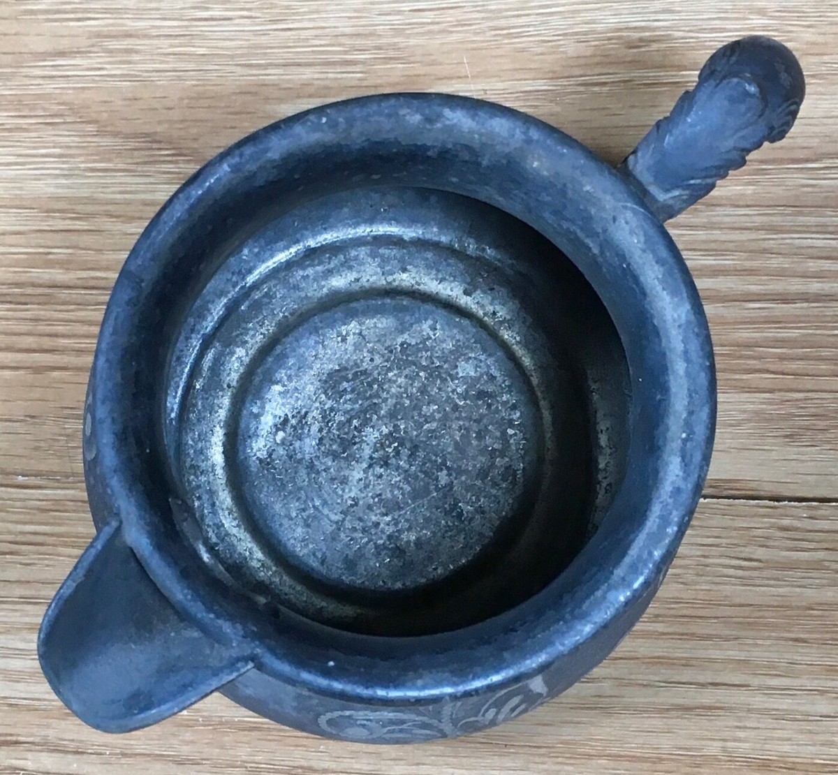 Antique M S BENEDICT silverplate QUADRUPLE PLATE etched design