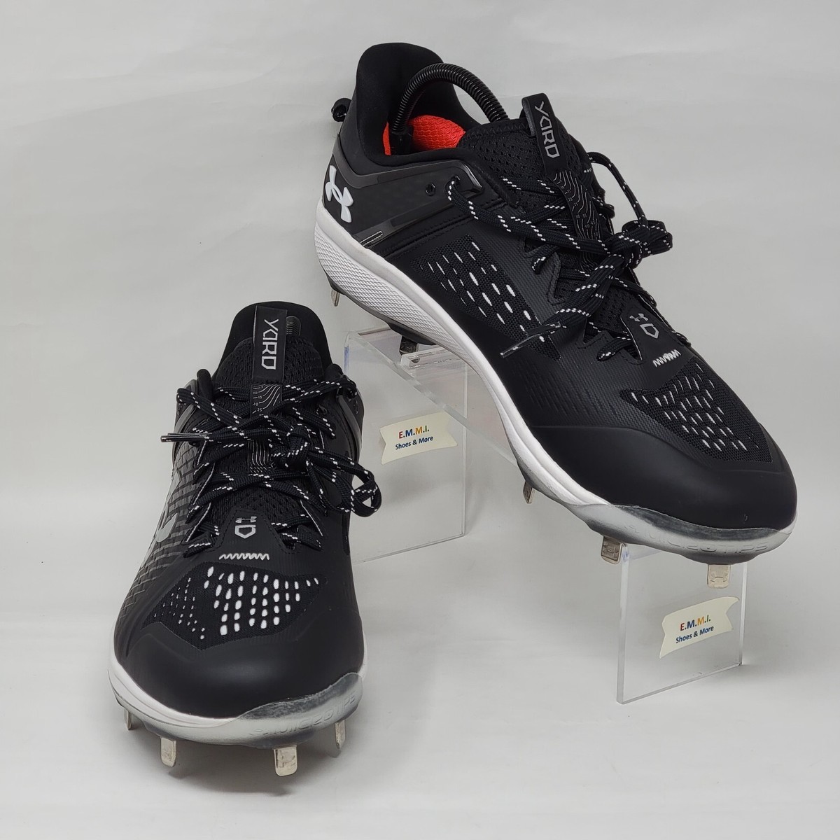 Under‎ Armour Men\'s Yard Low MT Size 14 Baseball  Cleats 3025592-001 Black New Men main image 3