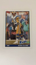 HENRY ELLARD 1991 TOPPS FOOTBALL Card # 536 C0690
