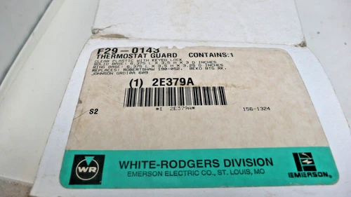White Rogers F29-0143 Thermostat Guard With keys