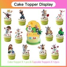 Booba Birthday Decor Party Supplies  Cake Toppers