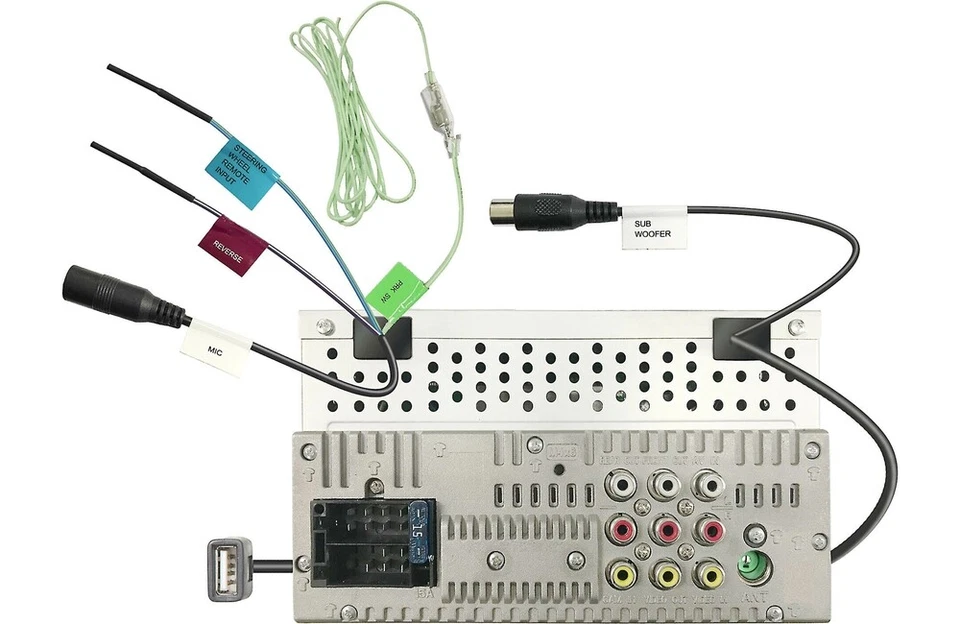 JVC KW-M180BT Double-DIN Touchscreen Multimedia Receiver - Image 3 of 4