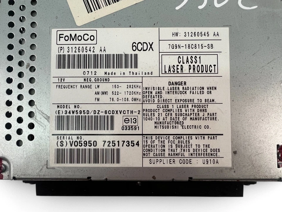 VOLVO XC70 II Musik-Player mit GPS 31260542AA 2009 28356558 - Bild 3 von 4