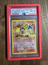 Pok mon TCG Charizard 4/102 Celebrations Classic Collection Holo 2021 PSA 10