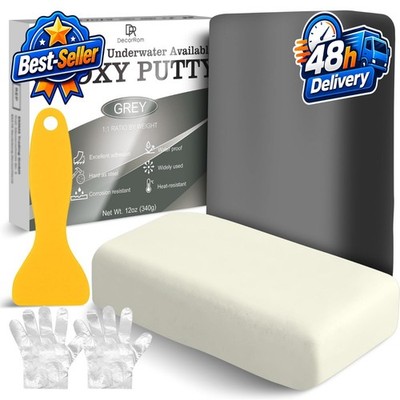 DecorRom Epoxy Putty - 12oz 2 Part Strong Formula for Repairs