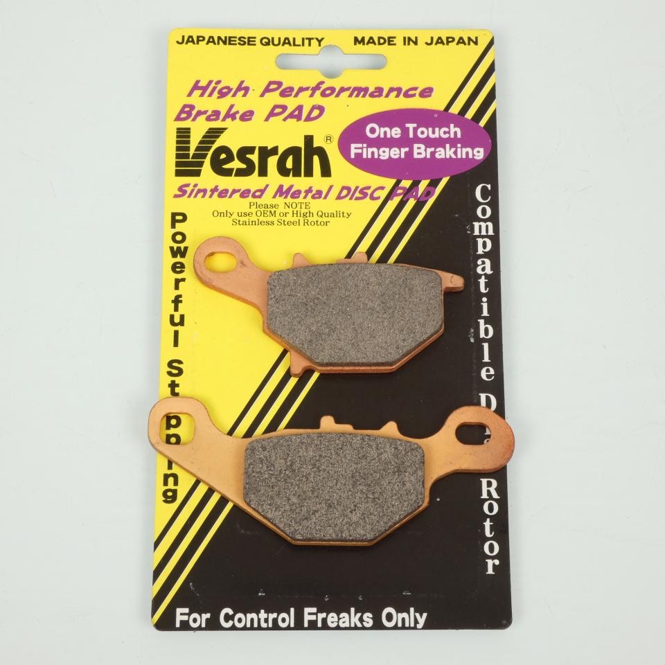 Plaquette de frein Vesrah Suzuki RM 80 résout le manque de mordant avant