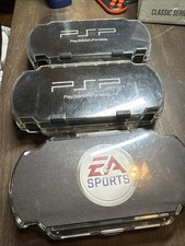 Official Sony PlayStation Portable PSP Clear Hard Shell Travel Case Please Read