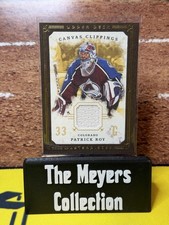 2008-09 Upper Deck Masterpieces Canvas Clippings Brown Relic Patrick Roy #CC-PR2
