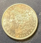 1891-S Morgan Silver Dollar Problem-Free Blast White Mint State BU