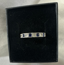 9ct White Gold Ring Size O