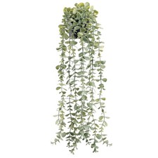 Fake Plants Hanging Artificial Faux Plant Potted Eucalyptus Plants for Indoor