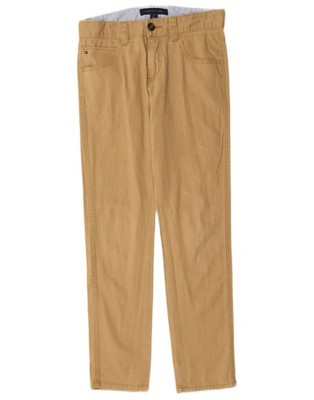Tommy Hilfiger Jungen Slim Freizeit Hose 11-12 Jahre W28 L26 Beige Baumwolle AT02