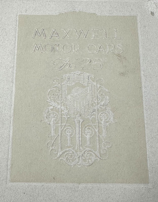 ~1914 MAXWELL MOTOR CARS THE ''25'' BOOKLET DETROIT MI FP390