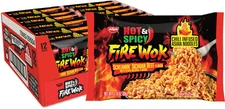 Fire Wok Screamin Beef Flavor Hot & Spicy Chile Infused Asian Noodles Pack of 12