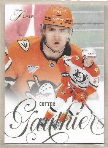 Cutter Gauthier Anaheim Ducks 2025-26 Flair Base #4