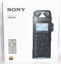 SONY PCM-D10 Linear PCM Recorder High Res Recording Support 16GB Black English